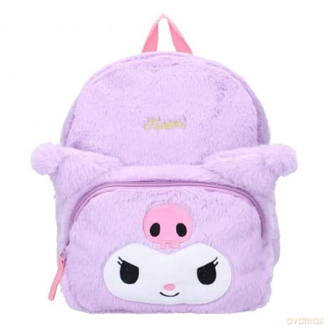 Sanrio Backpack Kuromil Fluffy Festival Purple 26 cm