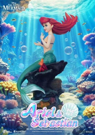 The Little Mermaid Master Craft Statue Ariel & Sebastian 42 cm
