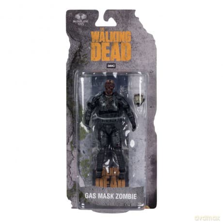The Walking Dead Action Figure Gas Mask Zombie (Season 4) 13 cm