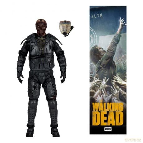 The Walking Dead Action Figure Gas Mask Zombie (Season 4) 13 cm