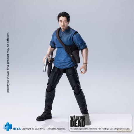 The Walking Dead Exquisite Mini Series Actionfigur 1/18 Glenn 11 cm