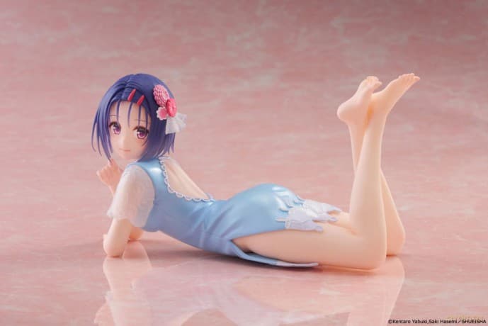 To Love-Ru Darkness PVC Statue Desktop Cute Figure Haruna Sairenji (China Dress Ver.) 13 cm