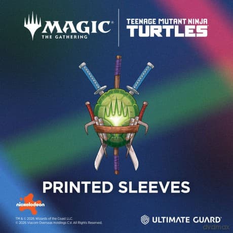 Ultimate Guard Art Sleeves Magic: The Gathering | Teenage Mutant Ninja Turtles - Planeswalker Symbol
