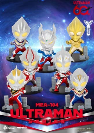 Ultraman Mini Egg Attack Blind Box Figures Ultraman Series 2 9 cm Assortment (6)