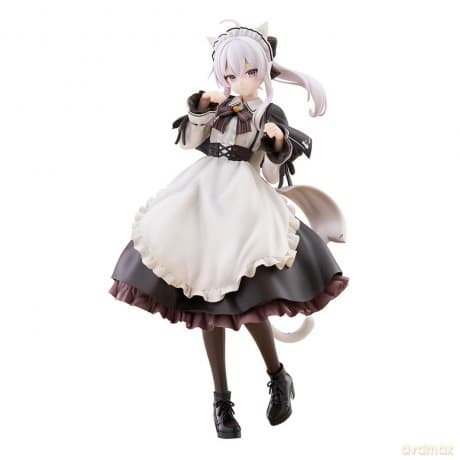 Wandering Witch: The Journey of Elaina F:NEX PVC Statue 1/7 Elaina Maid costume with cat ears Ver. 24 cm