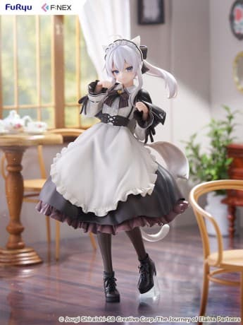 Wandering Witch: The Journey of Elaina F:NEX PVC Statue 1/7 Elaina Maid costume with cat ears Ver. 24 cm