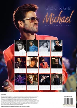George Michael: George Michael 2026 Unofficial Calendar [KALENDARZ]