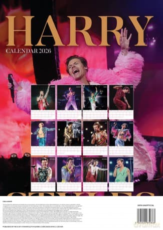 Harry Styles: Harry Styles 2026 Unofficial Calendar [KALENDARZ]