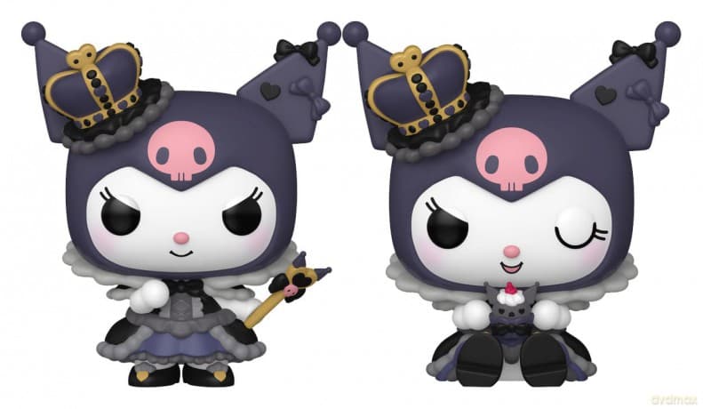 Hello Kitty & Friends POP! Sanrio Vinyl Figure Royal Kuromi with Chase Exclusive Edition 9 cm Assortment (6)