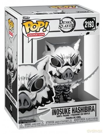 Demon Slayer: Kimetsu no Yaiba POP! Animation Vinyl Figures Inosuke(Sumi-Ink) 9 cm