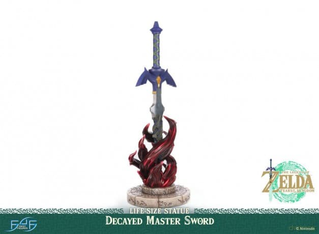 The Legend of Zelda: Tears of the Kingdom Life Size Statue 1/1 Decayed Master Sword 28 cm