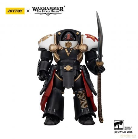 Warhammer The Horus Heresy Action Figure White Scars Ebon Keshig Terminator 1 with Power Glaive 13 cm