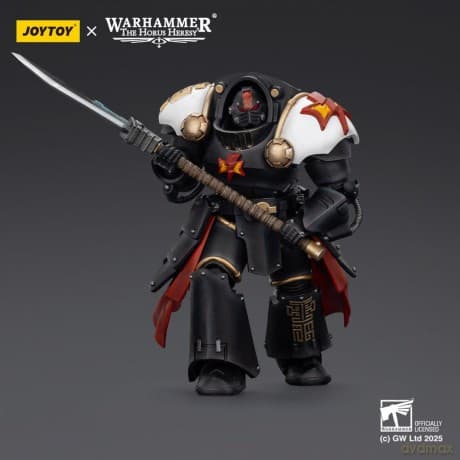 Warhammer The Horus Heresy Action Figure White Scars Ebon Keshig Terminator 2 with Power Glaive 13 cm