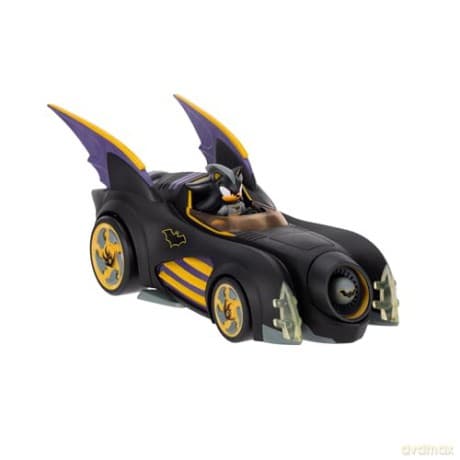 DC x Sonic - The Hedgehog Action Figure with Vehicle Shadow Batman & Batmobile 6 cm