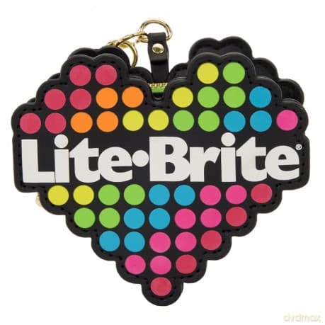 Hasbro by Loungefly Crossbody with Coin Bag Lite Brite