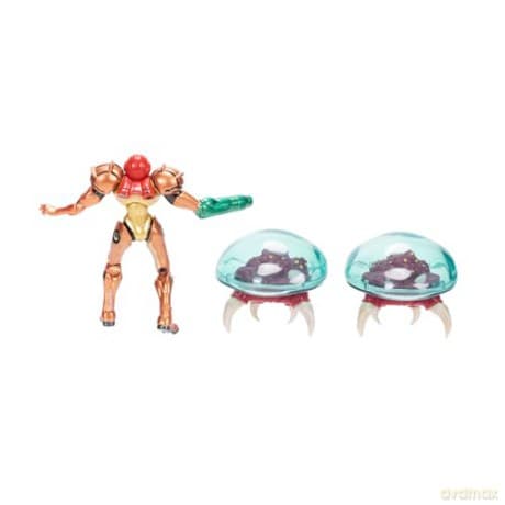 World of Nintendo Metroid Mini Figure 3-Pack Samus Bounty Hunter 6 cm