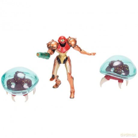 World of Nintendo Metroid Mini Figure 3-Pack Samus Bounty Hunter 6 cm