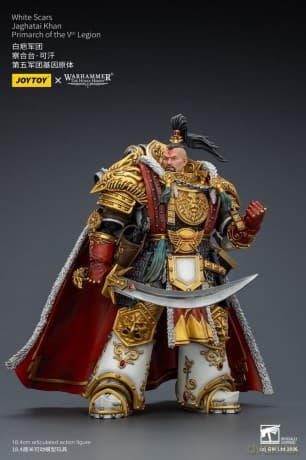 Warhammer The Horus Heresy Action Figure White Scars Jaghatai Khan Primarch of the Vth Legion 19 cm