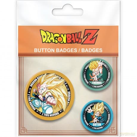 DRAGON BALL - Badge Pack - DBZ/Trunks, Goten & Gotrunks