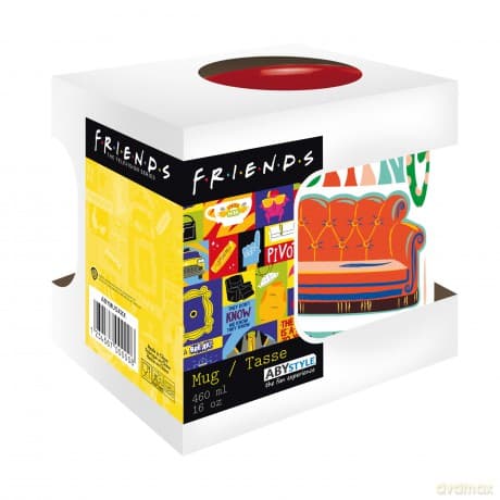 FRIENDS - Kubek - 460 ml - Central Perk vibes - subli - box