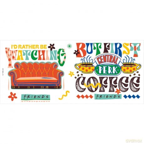FRIENDS - Kubek - 460 ml - Central Perk vibes - subli - box
