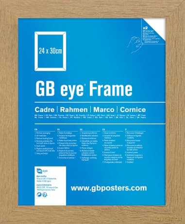 GBEYE - MDF Oak Frame - 24 x 30cm -