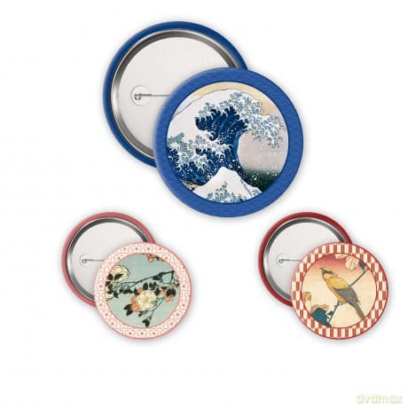 HOKUSAI - Badge Pack - Collection