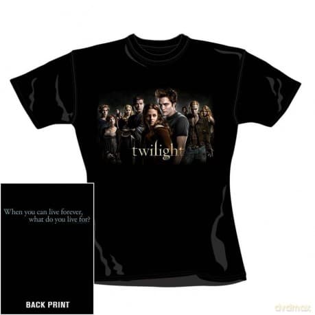 Twilight: Charactergroup (girl) Black (M) [T-SHIRT]