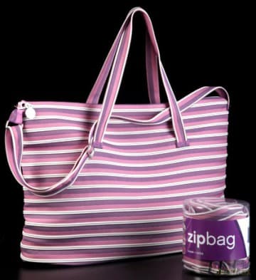 Torba z taśmy suwakowej Zipbag duża fuksja