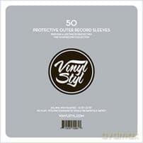 Vinyl Styl: 50 Pack Protective Outer Album Record Sleeves