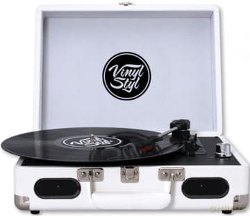 Vinyl Styl: White Turntable