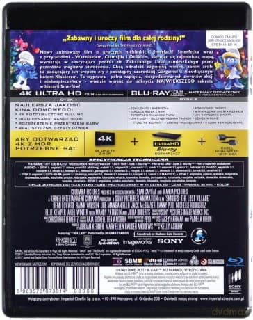 Smerfy: Poszukiwacze zaginionej wioski [Blu-Ray 4K]+[Blu-Ray]