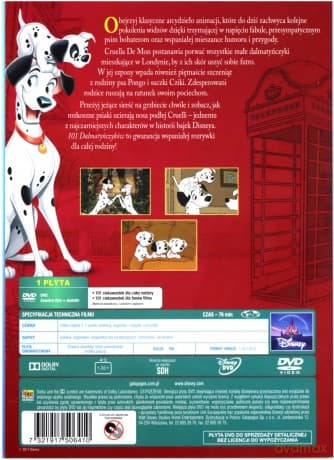 101 Dalmatyńczyków (Disney) [DVD]