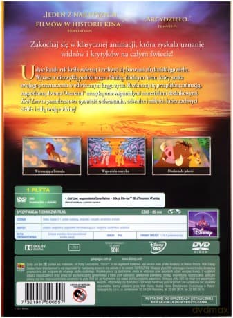 Król Lew (Disney) [DVD]