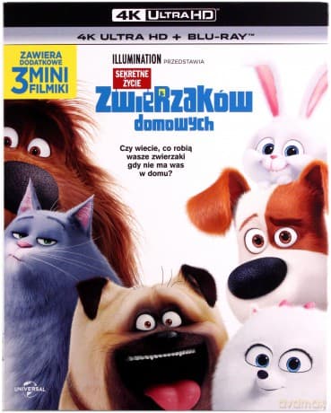 Sekretne życie zwierzaków domowych [Blu-Ray 4K]+[Blu-Ray]