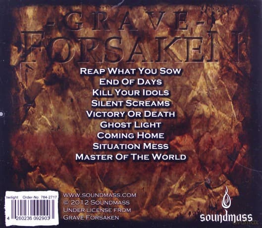 Grave Forsaken: Reap What You Sow [CD]