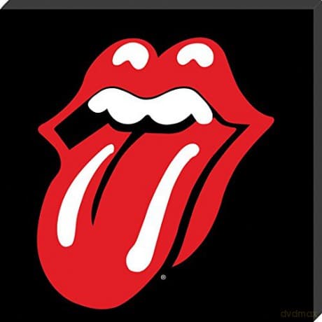 The Rolling Stones: Lips (40 cm x 40 cm) Wall Art