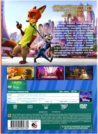 Zwierzogród (Disney) [DVD]