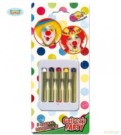 Zestaw 5 Farb Do Malowania Twarzy 1,9gr