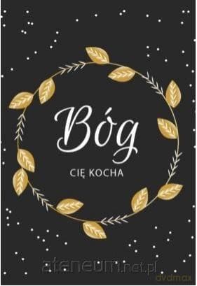 A Kartka składana - Bóg Cię kocha, złocona