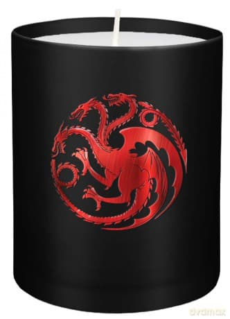 Game of Thrones House Targaryen (Large Glass Candle) Świeca (Gra o Tron)