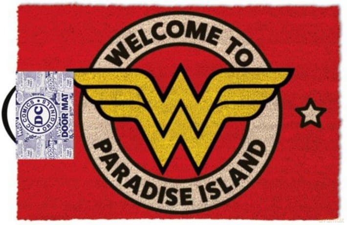Wonder Woman Welcome To Paradise Island Wycieraczka