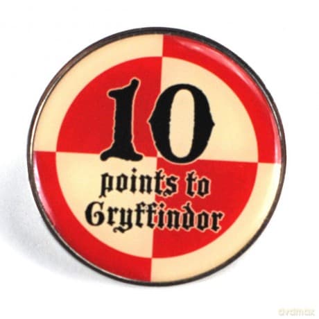 Harry Potter: 10 Points Gryffindor Przypinka