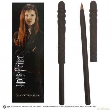 Harry Potter: Ginny Wand Pen And Bookmark Zestaw długopisów