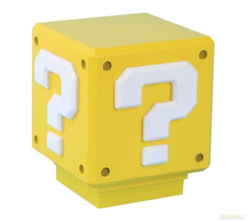 Super Mario Mini Question Block Lampka