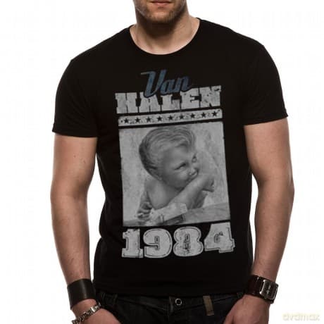 Van Halen: 1984, Black, Men's, (S) [T-Shirt]