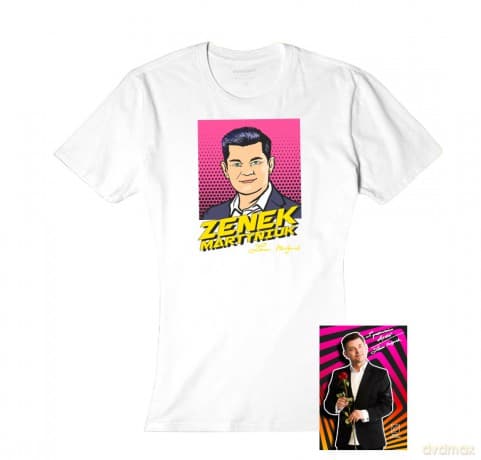 Zenek Martyniuk: T-shirt damski Zenek rozmiar L +pocztówka z autografem