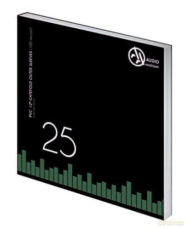 Audio Anatomy: 25 X 12Inch PVC Gatefold Outer Sleeves (100 Micron)