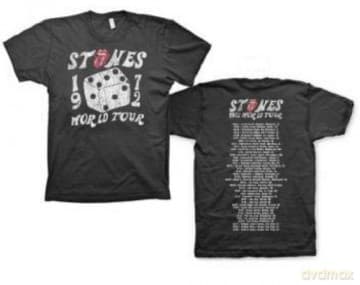 The Rolling Stones: Dice Tour, Black (S) [T-Shirt]
