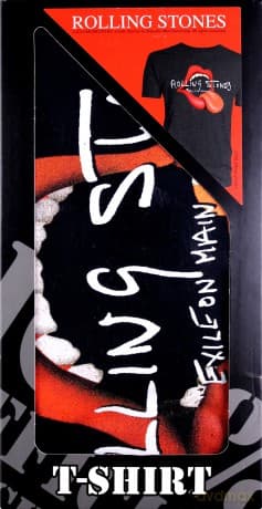 The Rolling Stones: Open Mouth, Black (L) [T-Shirt]